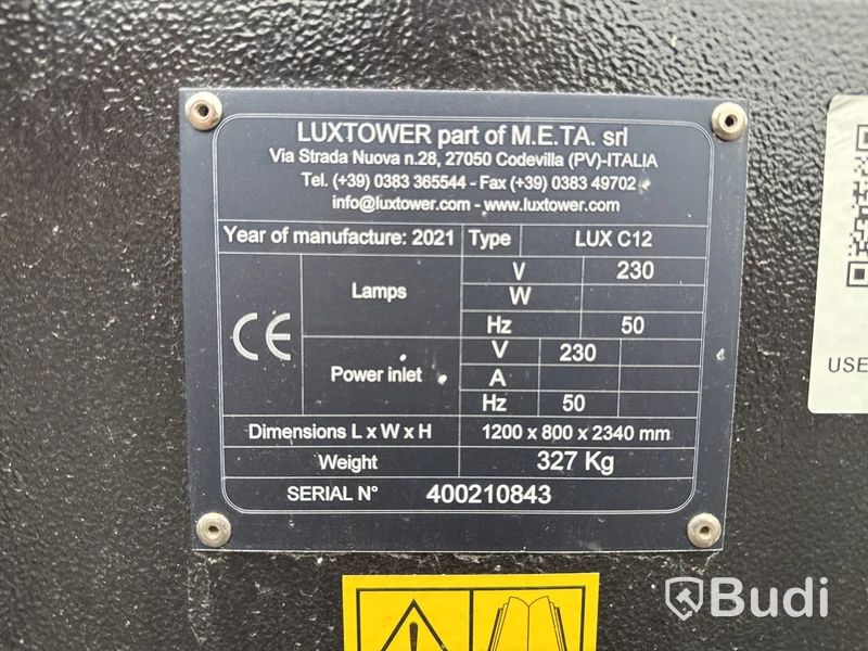 Belysningsmast Bygg-Ström Luxtower LUX C12