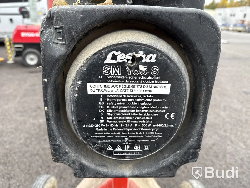 Cementblandare Lescha SM 165 S
