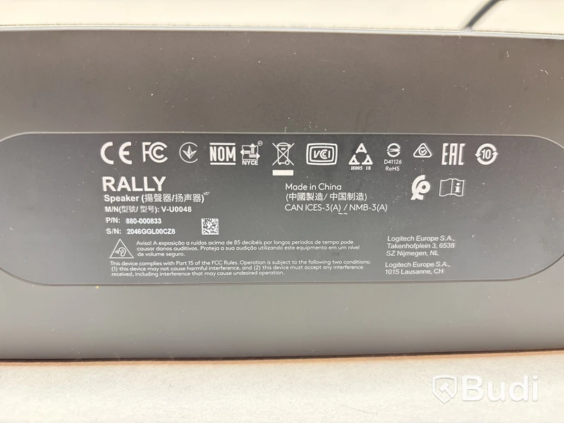 Högtalare Logitech Rally V-U0048
