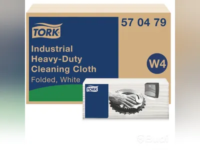 TORK HEAVY-DUTY INDUSTRIAL CLEANING CLOTH WHITE W4 4X60PCS
