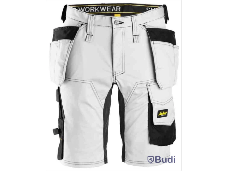 SHORTS SNICKERS 6141 VIT\/, SVART STRETCH AW HF STL 50