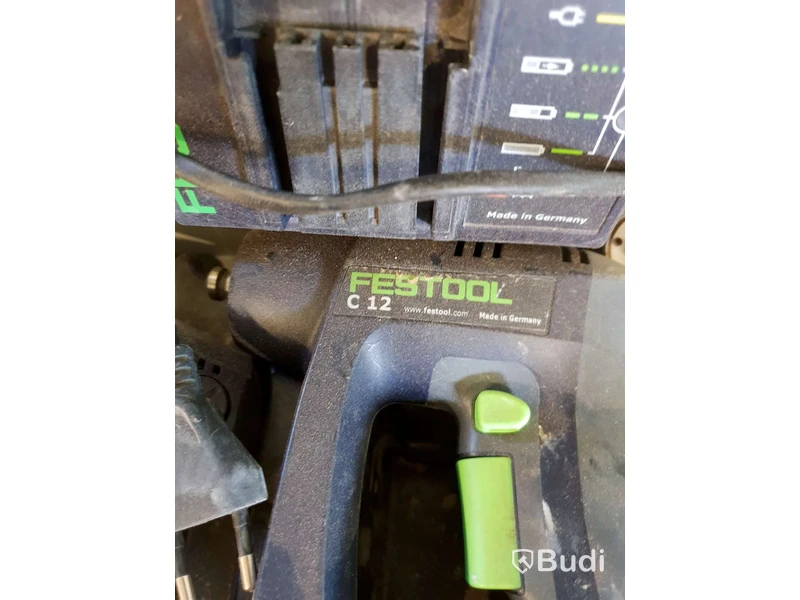 FESTOOL 2ST Skruvdragare TDK 12 OCH C12 med några tillbehör samt laddare och låda
