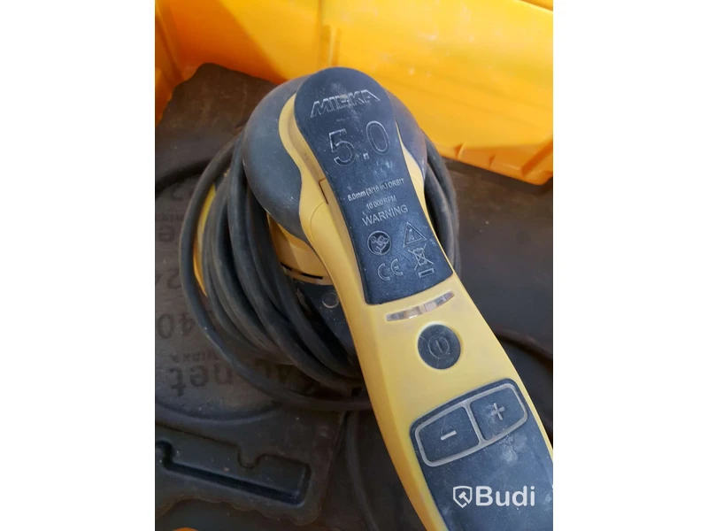 Mirka Deros 5.0 slipmaskin i låda