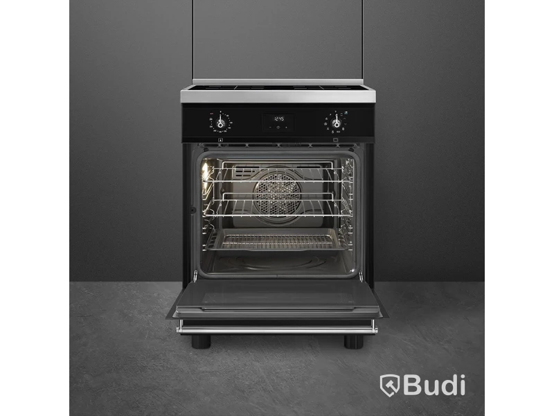 Induktionsspis Smeg 60x60 cm Svart C6IPBLT2