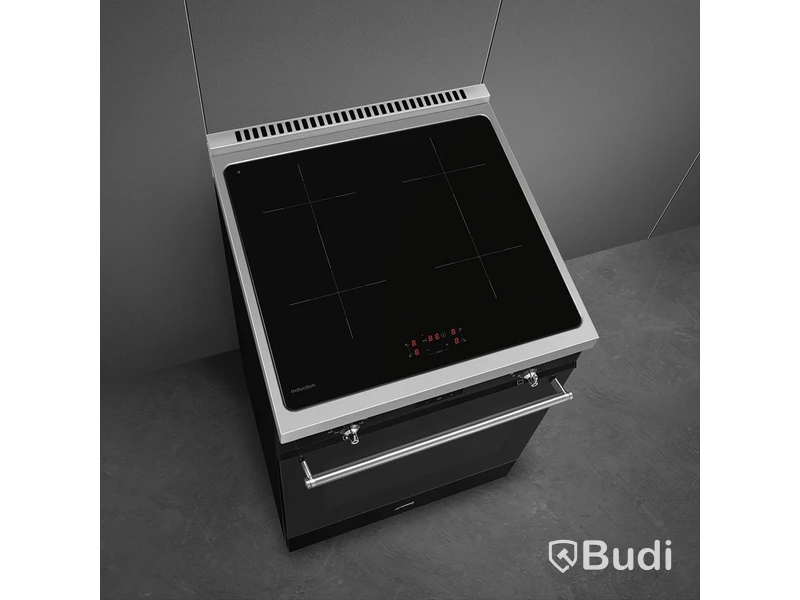 Induktionsspis Smeg 60x60 cm Svart C6IPBLT2