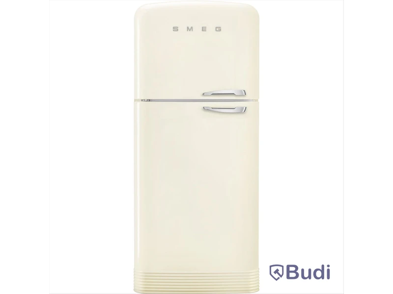 Kyl/Frys Smeg, Creme Vänsterhängd, 50's Style FAB50LCR5