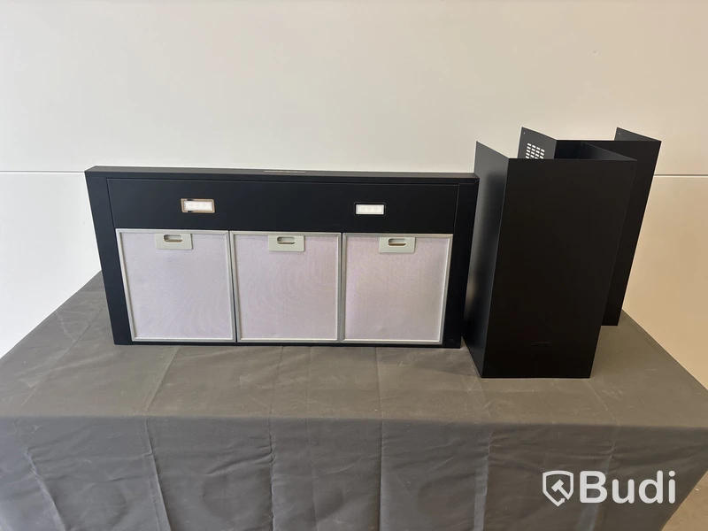 Köksfläkt Smeg, 900 mm, Mattsvart, KBT900NE