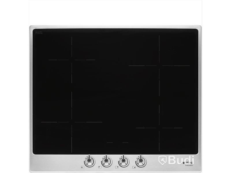 Induktionshäll Smeg 60 cm Rostfritt stål SI364FXM