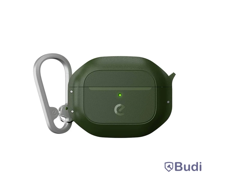 2 st. AirPods-fodral Keybudz, waterproof forest green