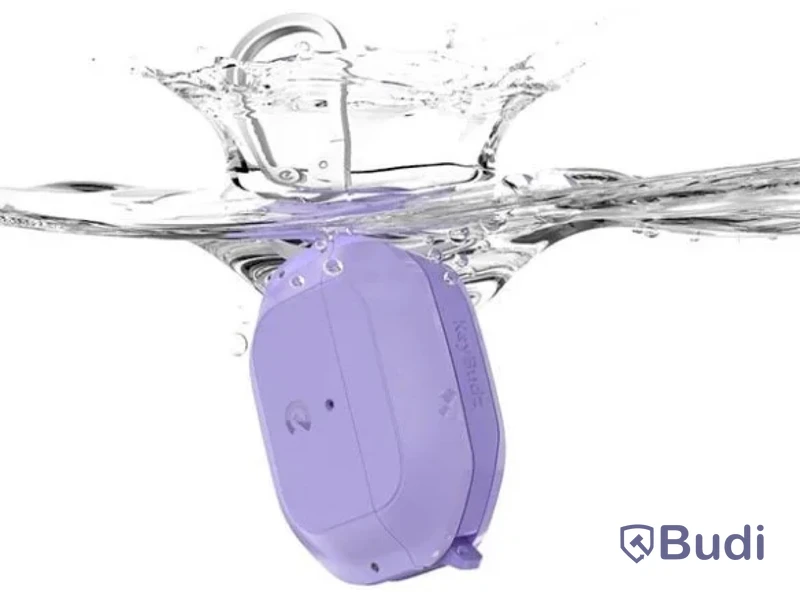 2 st. AirPods-fodral Keybudz, waterproof wild lavender