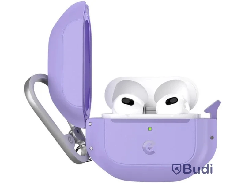 2 st. AirPods-fodral Keybudz, waterproof wild lavender