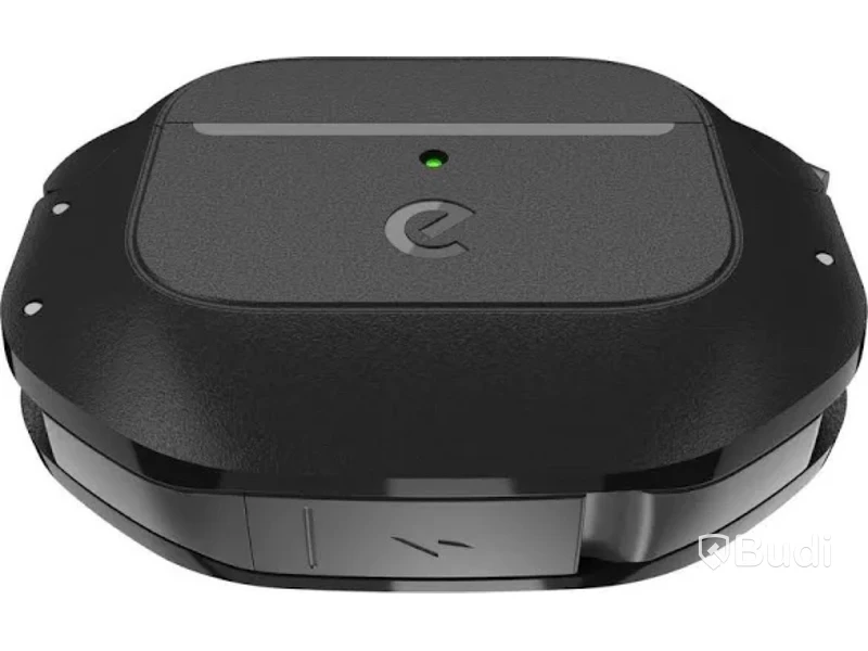 2 st. AirPods-fodral Keybudz, waterproof carbon black