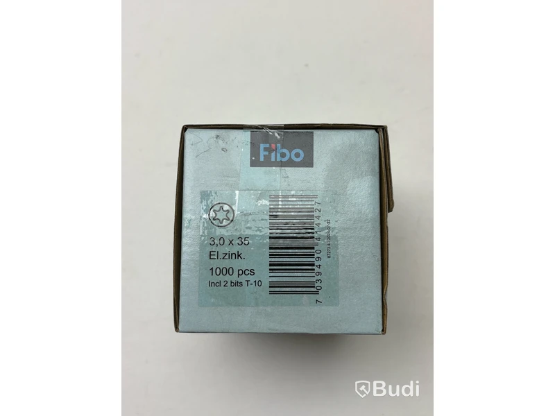 2 st. Monteringsskruvar Fibo 1000 pcs