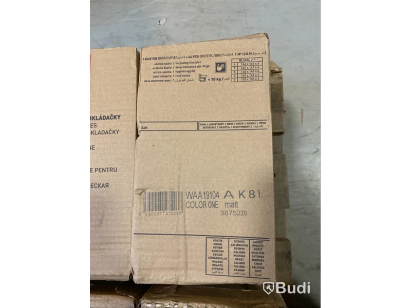 12 kvm Kakel Bricmate, Rako Color One WAA19104, vägg, vit, 15x15 cm