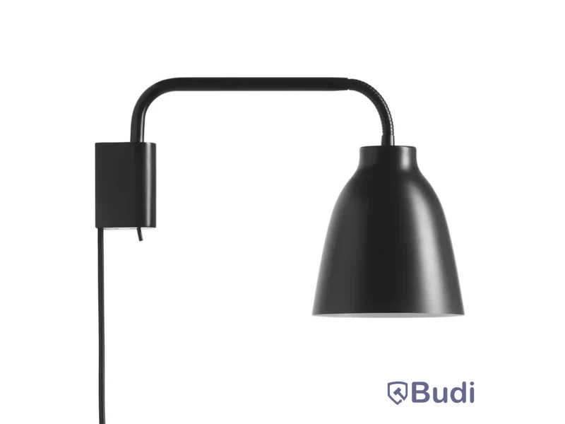 Vägglampa Fritz Hansen Cecilie Manz Caravaggio Wall svart E27. Ord. pris inkl. moms: ca 4299 kr.