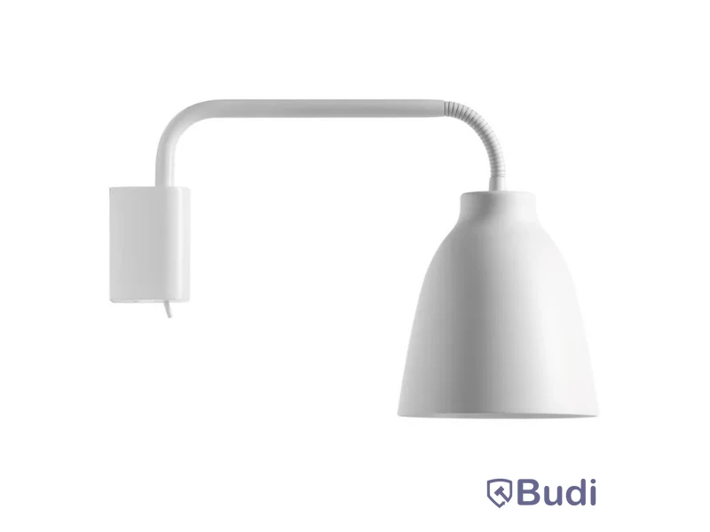 Vägglampa Fritz Hansen Cecilie Manz Caravaggio Wall vit E27. Ord. pris inkl. moms: ca 4299 kr.