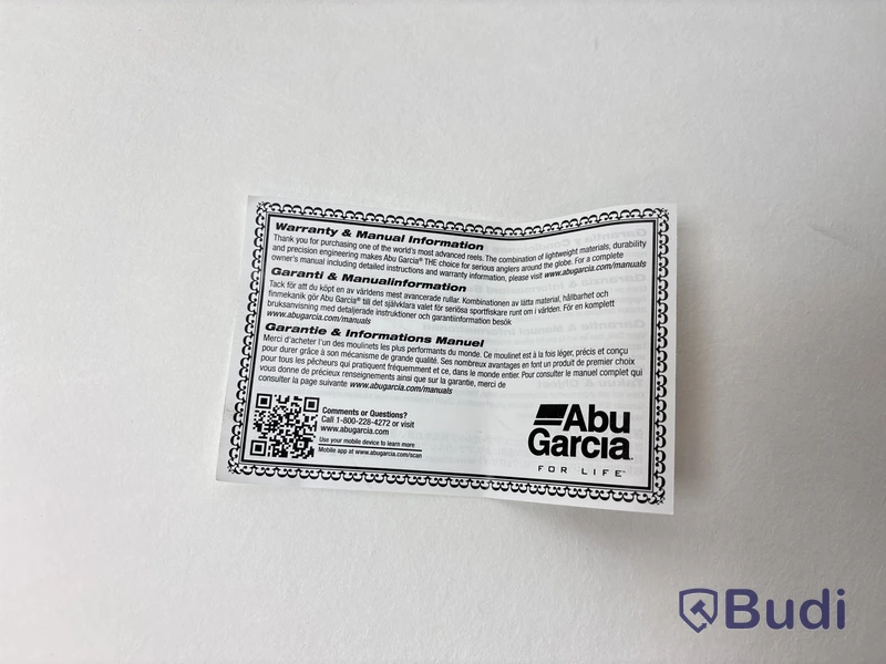 Fiskerulle Abu Garcia Max4-LP-41. Ord. pris inkl. moms: ca 2099 kr.