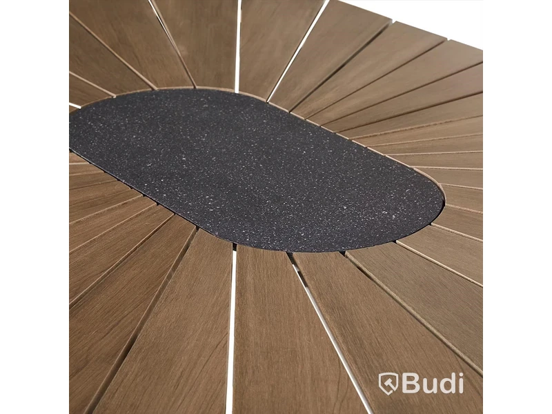 Utebord ENVY DESIGN Daniel, Svart/Cappuccino