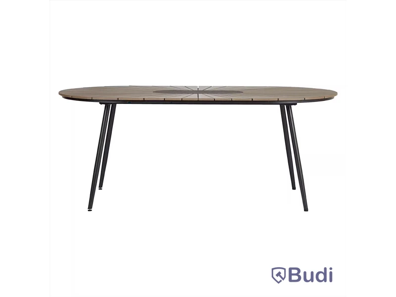 Utebord ENVY DESIGN Daniel, Svart/Cappuccino