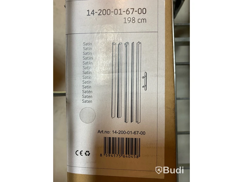 VÄGGPROFIL + HANDTAG TILL CAMARGUE SKÄRGÅRD SATIN RAK DUSCH