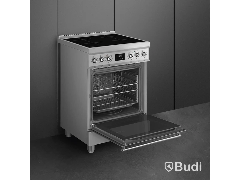 Induktionsspis Smeg 60x60 cm Rostfritt stål Classic C6IPXM2