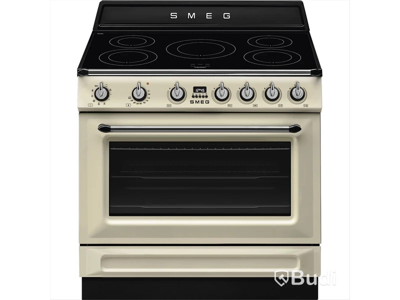 Induktionsspis Smeg 90x60 cm Creme TR90IMP