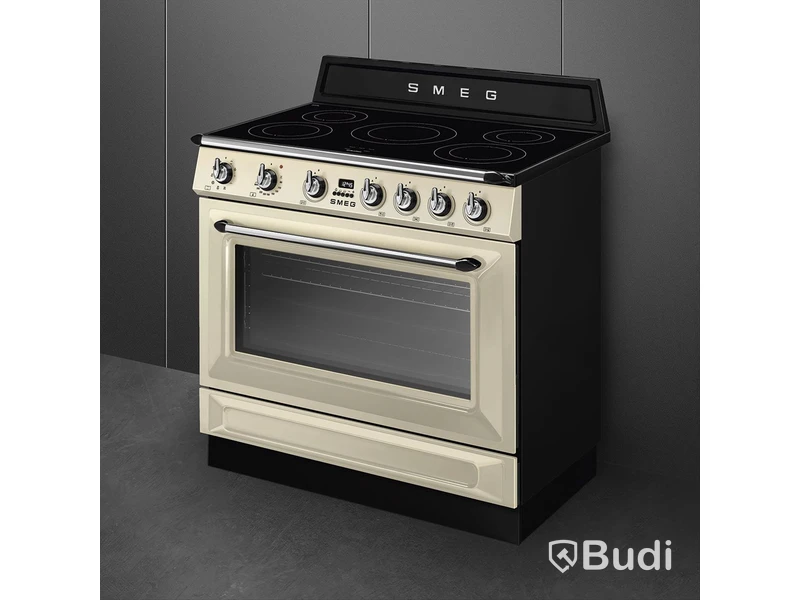 Induktionsspis Smeg 90x60 cm Creme TR90IMP