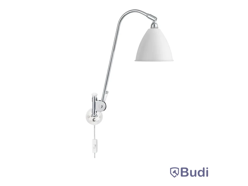 Vägglampa Gubi, Bestlite BL6 krom/vit, Ord. pris inkl. moms: ca 8499 kr