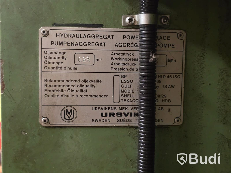 Hydraulisk gradsax | Ursviken GST 320 | 1977