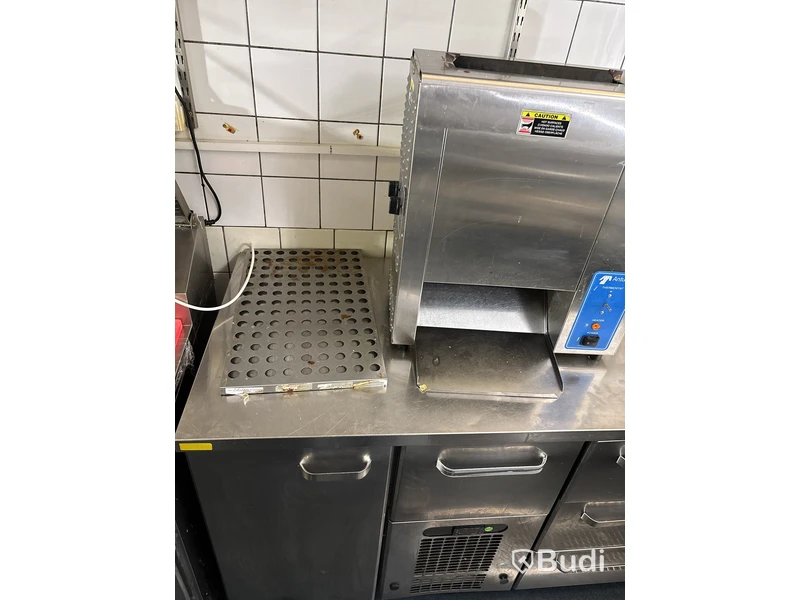 Kylbänk med lådor, rostfri