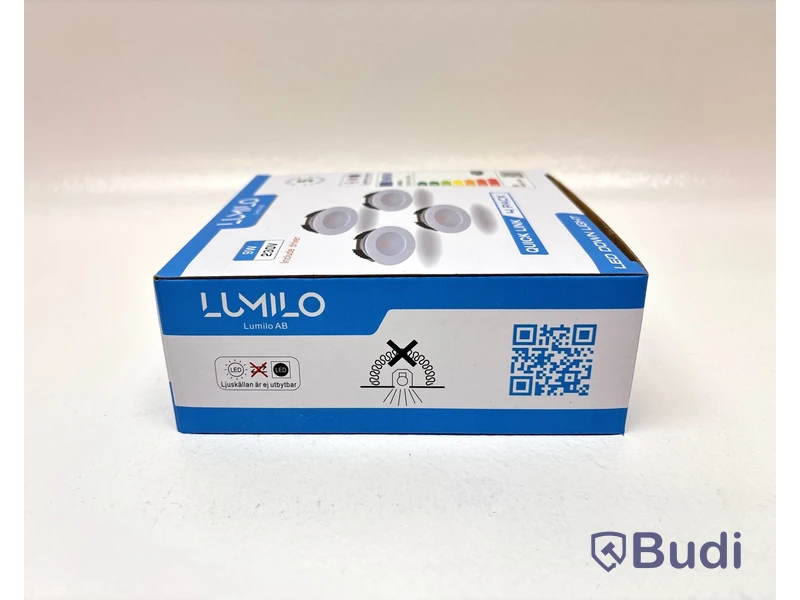 5 st. 4-pack LED-lampor Lumilo, Totum W 2700k, Quick Link