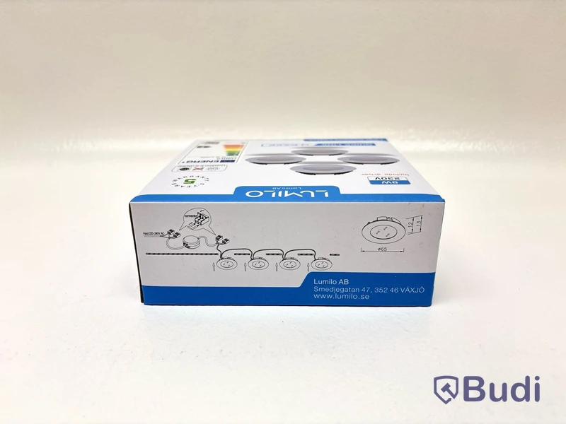 5 st. 4-pack LED-lampor Lumilo, Totum W 2700k, Quick Link