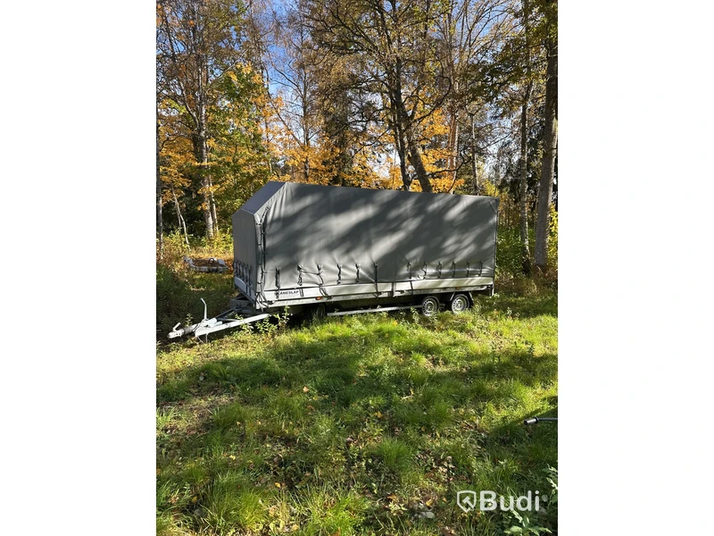 HAPERT V2700 trailer täckt bilsläp, transport