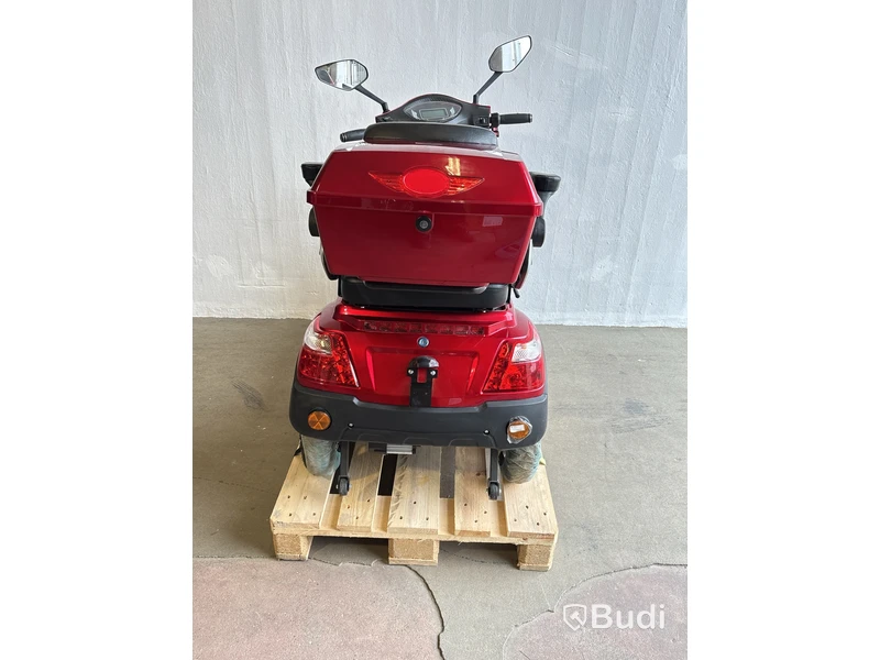 Promenadscooter, röd/svart - RESERVDELSOBJEKT