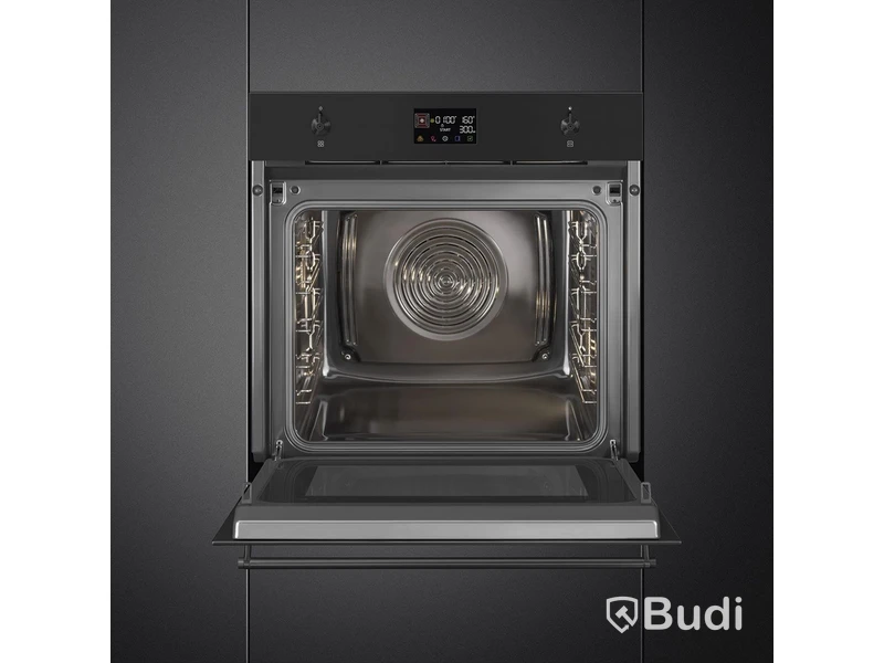 Kombinationsmikrovågsugn Smeg 60 cm SpeedwaveXL, Mattsvart Classic SO6302M2N