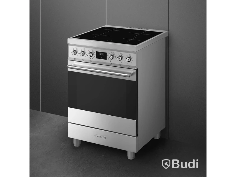 Induktionsspis Smeg 60x60 cm Rostfritt stål Classic C6IMXM2