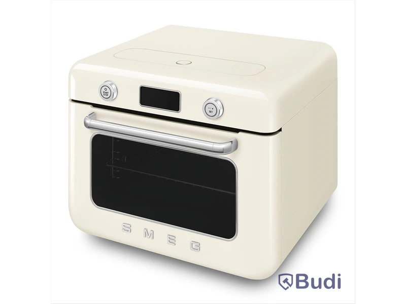 Kombinationsångugn Smeg Fristående Creme, Högblank 50's Style COF01CREU