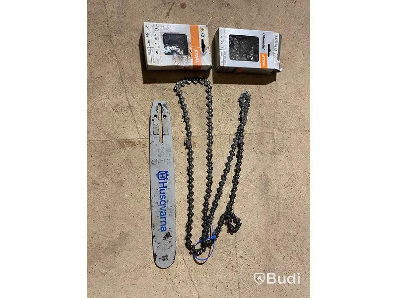Sågkedjor STIHL, svärd Husqvarna