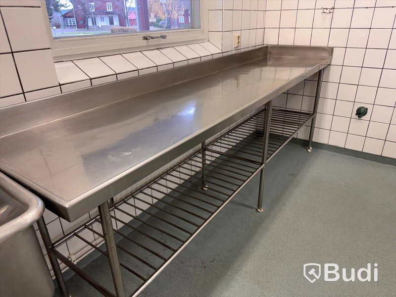 Rostfri arbetsbänk