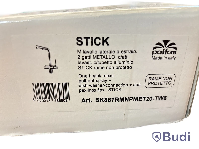 Köksblandare Tapwell, Stick