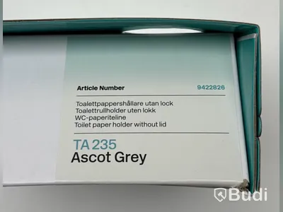 Parti med badrumstillbehör Tapwell, Ascot grey