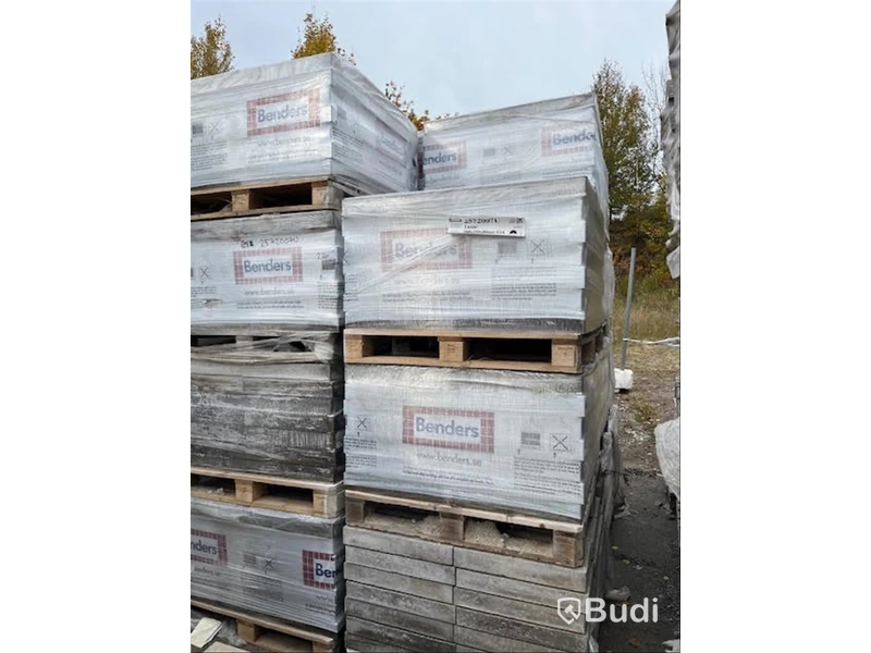 23 st. pall Mursten Benders, 2572007U Luxor Slät Hel, 500x250x80mm