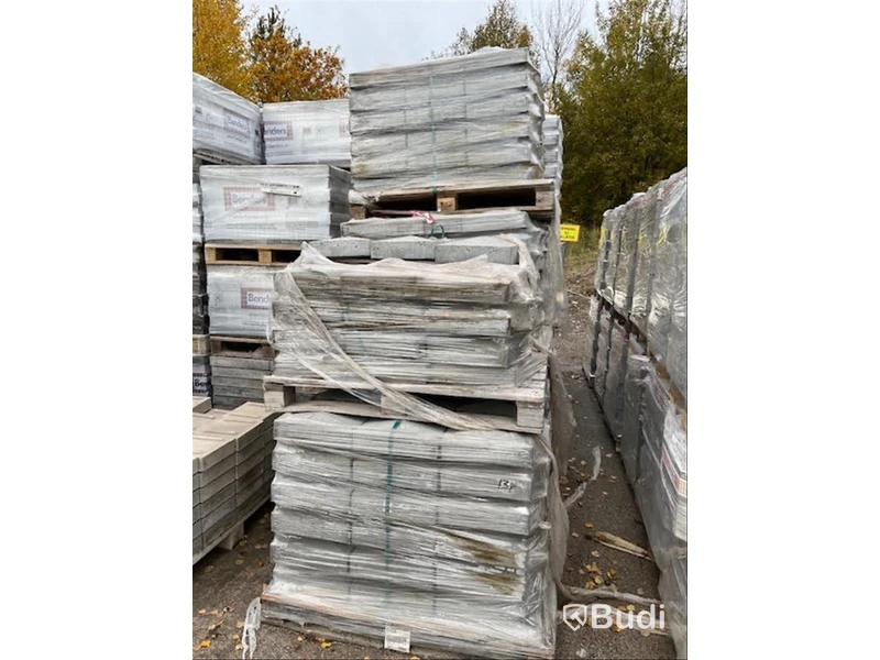 13 st. pall VALMPLATTA BENDERS, 2110007S FASAD 350X350X80/115 MM Grå