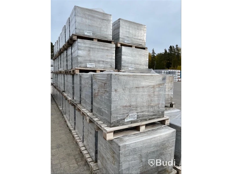 20 st. pall Markplatta Benders, 2120707S Siena Slät Fasad Grå 350x350x80mm