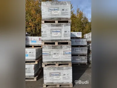 22 st. pall MARKPLATTA BENDERS, 2120907B SIENA SLÄT FASAD 350X117X80MM GRÅ B