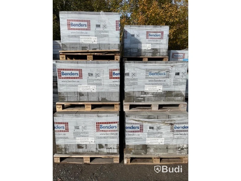 20 st. pall Markplatta Benders, 2121007B Siena Helplatta Fasad 350x350x100 Grå