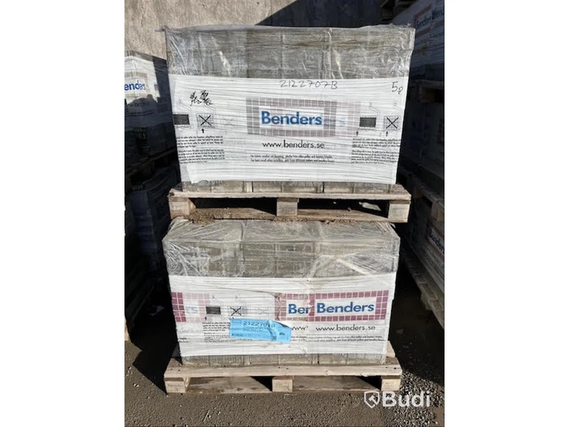 5 st. pall Markplatta Benders, 2122707B Siena Skarp 350x350x80 Grå
