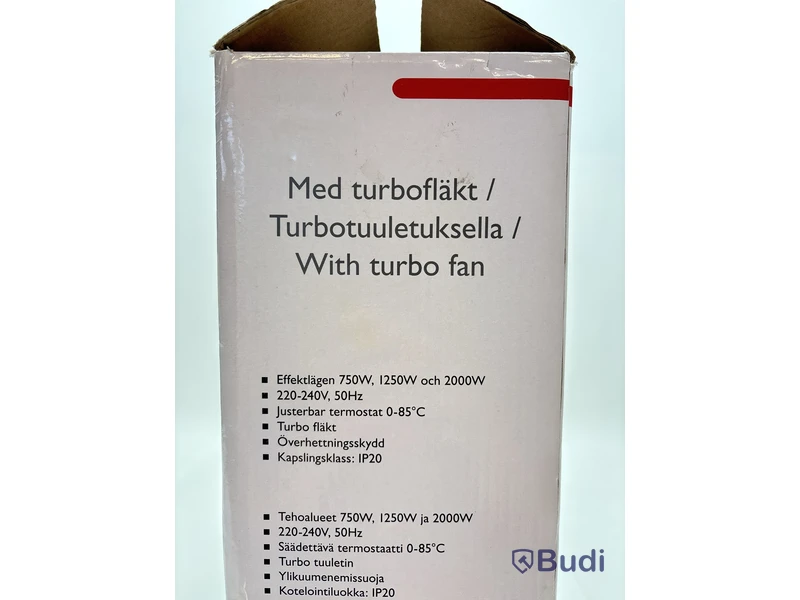 Värmeelement Malmbergs, 2000W, vit
