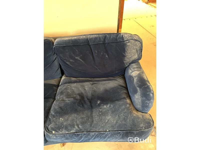 Soffa, blå