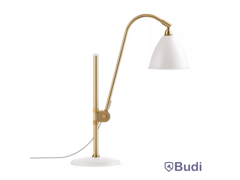 Bordslampa Gubi Bestlite BL1 vit/mässing. Ord. pris inkl. moms: ca 8499 kr.